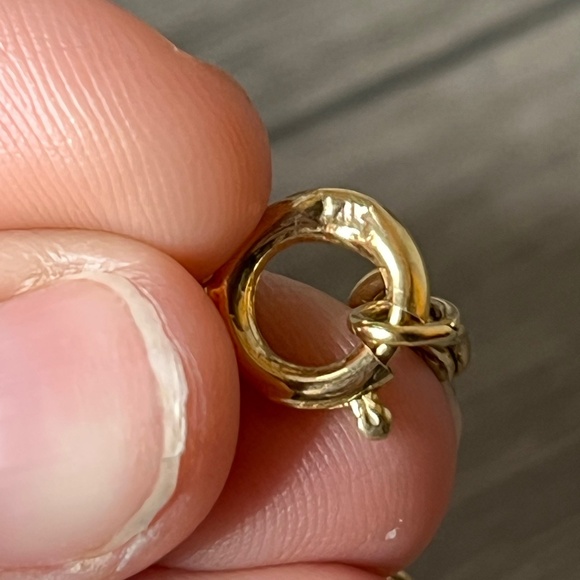 Kay Jewelers Gold Rope Chain Necklace Timeless Design - Picture 5 of 10